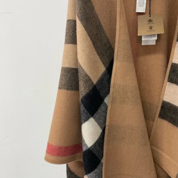 Burberry Tan and Black Checkered Wrap - Picture 5 of 8